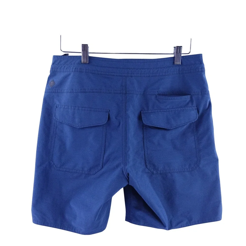 Roark Mens Size 31 Navy Blue Board Shorts Swim Trunks Artifacts of Adventure